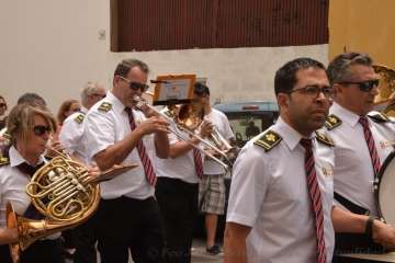 Misa, procesión y desfile de ganado en La Pardilla (Foto Francisco Javier Santana)